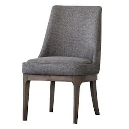 George Fabric Chair, Century Gray